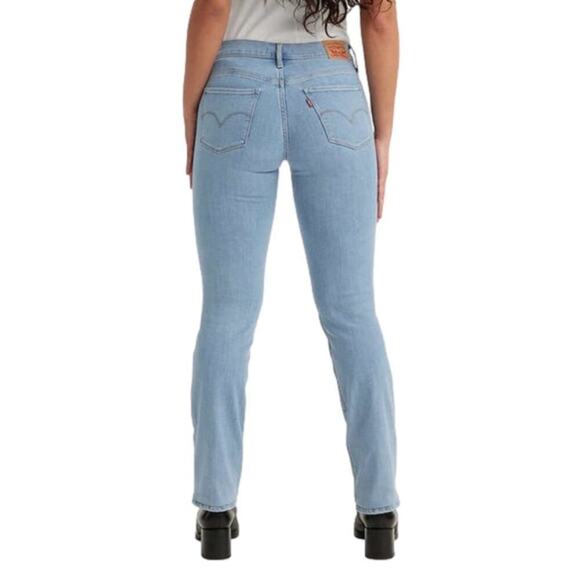 Levi's Ladies 314 Jeans Stretch Shaping Straight Tummy Slimming Size 6 NEW - Picture 11 of 11